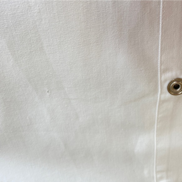 Panhandle Slim Vintage White Short Sleeve Pearl Snap Western Shirt - Men’s Large - Picture 10 of 12